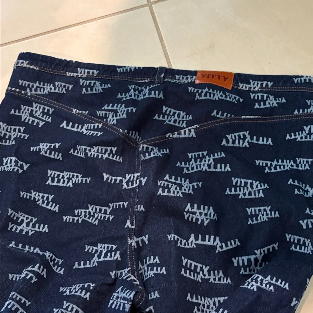 Yitty 5X denim leggings stretchy 1688